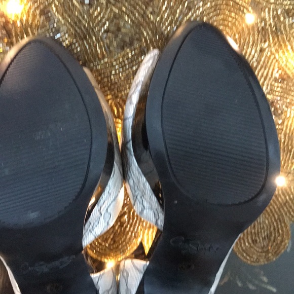 City Streets Black Lace 5 Inch High Heels - Picture 7 of 12